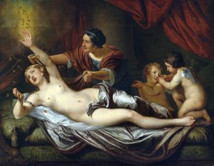 Danae von Daniel the Younger Mytens or Mijtens
