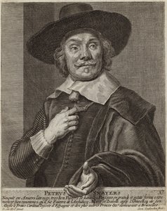 Porträt von Pieter Snayers von Daniel van Heil