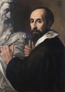 Porträt eines Bildhauers von Daniele Crespi