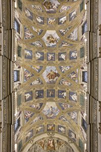 Gewölbe des Mittelschiffs, Kirche S. Maria Assunta von Daniele Crespi
