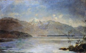 Ascona mit Blick auf die Inseln Saint-Leger von Danielle Ranzoni