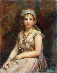 Sitzende weibliche Figur, von Daniele Ranzoni von Danielle Ranzoni