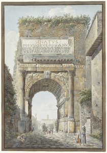 Der Bogen des Titus auf dem Forum Romanum von Daniël Dupré