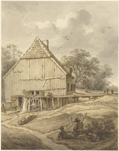 Ansicht an der Klingelbeek bei Arnhem von Daniël Kerkhoff