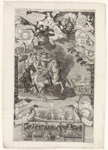 Sieg der Alliierten über die Franzosen und Spanier, 1702