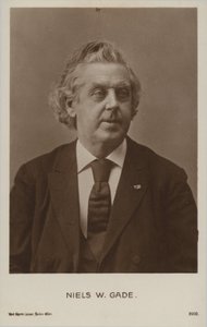 Niels Wilhelm Gade, dänischer Komponist, Dirigent, Geiger, Organist und Lehrer (1817-1890) von Danish Photographer