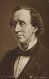 Hans Christian Andersen (1805-1875), dänischer Autor und Dichter