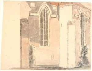 Teil der St. Hans Kirche in Odense von Dankvart Dreyer