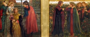 Dante grüßt Beatrice von Dante Gabriel Charles Rossetti