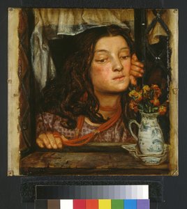 Mädchen am Gitter, 1862 von Dante Gabriel Charles Rossetti