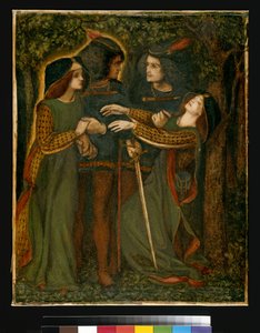Wie sie sich trafen von Dante Gabriel Charles Rossetti