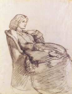Porträt von Annie Miller von Dante Gabriel Charles Rossetti