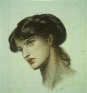 Porträt von Mrs. Stillman von Dante Gabriel Charles Rossetti