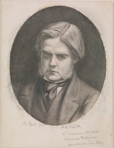 Porträt von William Holman Hunt von Dante Gabriel Charles Rossetti