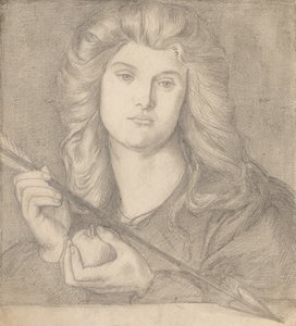 Studie für Venus Verticordia von Dante Gabriel Charles Rossetti