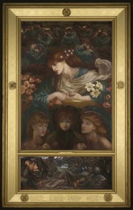 Die gesegnete Damozel, 1875-78 von Dante Gabriel Charles Rossetti
