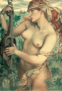 Ligeia Sirene von Dante Gabriel Charles Rossetti