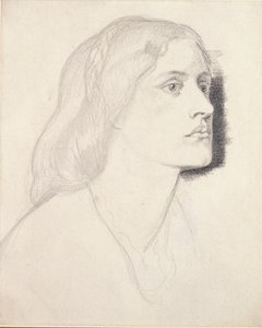 Porträt von Miss Ruth Herbert, wahrscheinlich 1858 von Dante Gabriel Rossetti