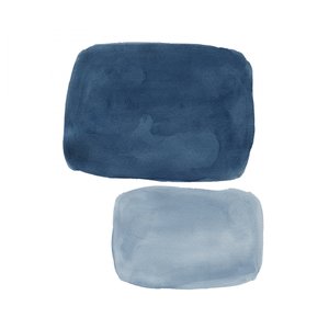 Gelassene Blaue Formen
