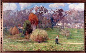 Landschaft der Berge von Dario Bardinero