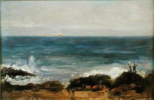Figuren an der Dublin Bay von Darius J. MacEgan