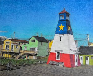 Leuchtturm-Pier, 2018 von Darrell Windjack