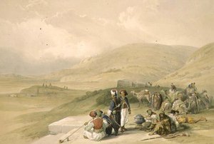 Jakobsbrunnen in Sichem, 17. April 1839, Tafel 40 aus Band I von 