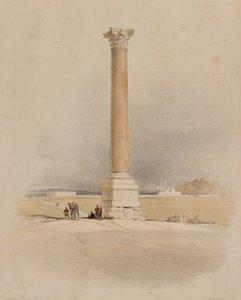 Pompeius-Säule, Alexandria von David (after) Roberts