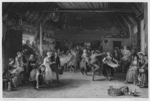 Die Pfennighochzeit, nach dem Bild in der Königlichen Sammlung