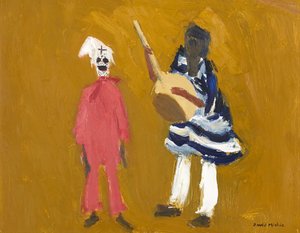 Musiker und Clown, Le Grand Ballet de Senegal von David Alan Redpath Michie