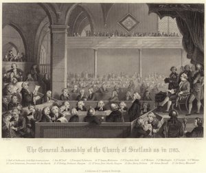 Generalversammlung der Kirche von Schottland wie 1783