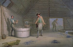 Bleibergbau bei Leadmills, das Waschen und Sieben des Bleis