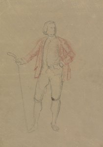 Studie für das Porträt von William Inglis von David Allan