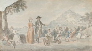 Die Familie von Sir James Hunter Blair, 1. Baronet 1741-1787, ca. 1785