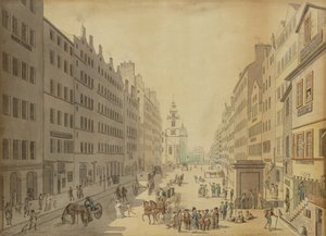 Ansicht der High Street von Edinburgh von Osten, 1793