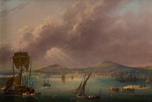 Dundee vom Fluss aus, ca. 1835 von David Angelo Andrews