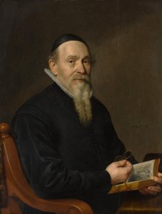 Porträt eines Mannes, möglicherweise ein Botaniker, 1641 von David Bailly