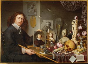 Vanitas, Selbstporträt von David Bailly