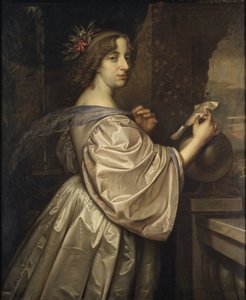 Porträt von Königin Christina von Schweden (1626-1689) von David Beck