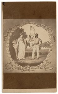 „Lieber als freie Menschen sterben, als als Sklaven leben“, ca. 1864 von David Bustill Bowser