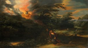 Die Himmelfahrt des Elija (II Könige 2:11-13)