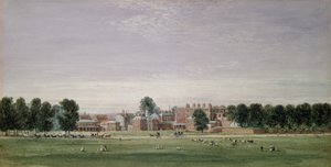 Buckingham House vom Green Park, 1825 von David Cox