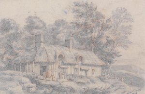 Hütte in Herefordshire, ca. 1820