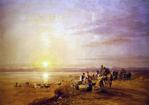 Überquerung der Sandbänke von David Cox