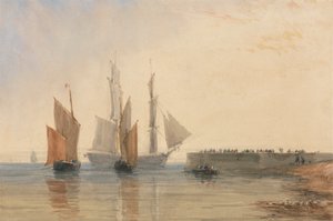 Eingang zum Hafen von Calais