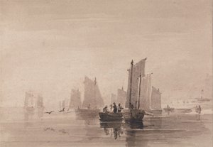 Fischen vor Hastings von David Cox