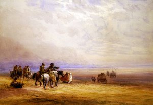 Vorbereitung zur Überquerung der Lancaster Sands von David Cox