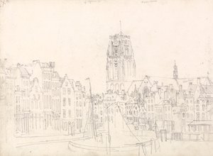 Rotterdam: Die Kirche St. Laurentius von David Cox