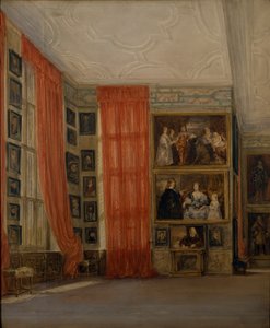 Die Lange Galerie in Hardwick von David Cox