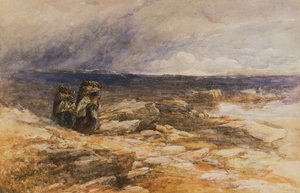 Die Torfstecher bei Bettws-Y-Coed, Nordwales von David Cox